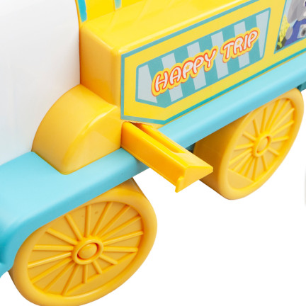 TG71061 JEŹDZIK PCHACZ INTERAKTYWNY LOKOMOTYWA CIUCHCIA Z DŹWIĘKAMI SCHOWEK POCIĄG