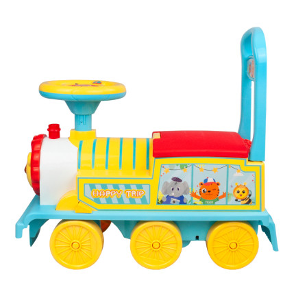 TG71061 JEŹDZIK PCHACZ INTERAKTYWNY LOKOMOTYWA CIUCHCIA Z DŹWIĘKAMI SCHOWEK POCIĄG
