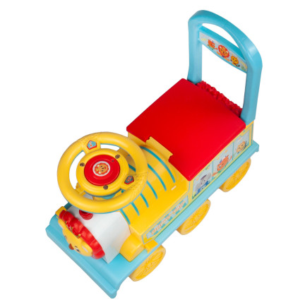 TG71061 JEŹDZIK PCHACZ INTERAKTYWNY LOKOMOTYWA CIUCHCIA Z DŹWIĘKAMI SCHOWEK POCIĄG