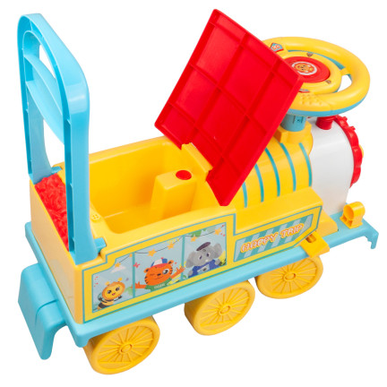 TG71061 JEŹDZIK PCHACZ INTERAKTYWNY LOKOMOTYWA CIUCHCIA Z DŹWIĘKAMI SCHOWEK POCIĄG