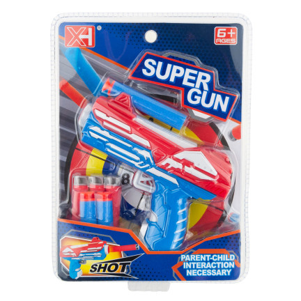 TG71062 PISTOLET NA STRZAŁKI N-STRIKE NABOJAMI WYRZUTNIA STRZAŁEK PIANKA PRZYSSAWKA NERF