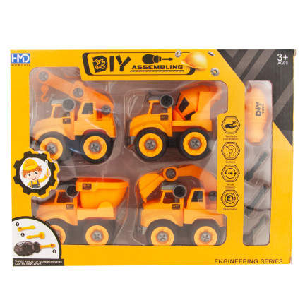 TG71070 MASZYNY POJAZDY BUDOWLANE AUTKA KOPARKA DŹWIG WYWROTKA BETONIARKA ZESTAW