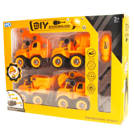 TG71070 MASZYNY POJAZDY BUDOWLANE AUTKA KOPARKA DŹWIG WYWROTKA BETONIARKA ZESTAW