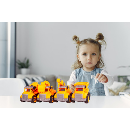 TG71070 MASZYNY POJAZDY BUDOWLANE AUTKA KOPARKA DŹWIG WYWROTKA BETONIARKA ZESTAW