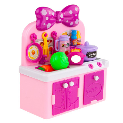 TG71072 KUCHNIA DLA DZIECI ZLEW PALNIK GARNEK ZESTAW KUCHENNY Z AKCESORIAMI