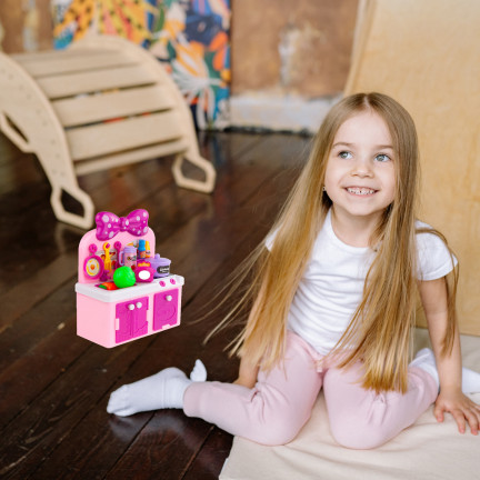 TG71072 KUCHNIA DLA DZIECI ZLEW PALNIK GARNEK ZESTAW KUCHENNY Z AKCESORIAMI