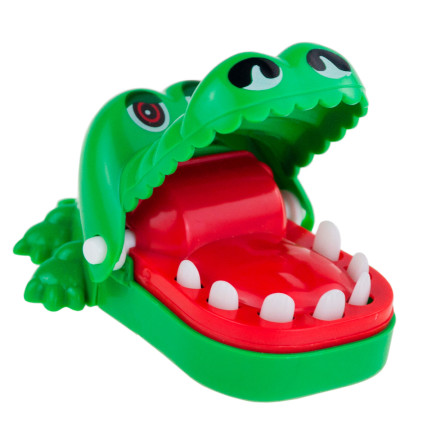 TG71075 GRA MINI KROKODYL KAJMAN CHORY ZĄBEK U DENTYSTY ZRĘCZNOŚCIOWA na PREZENT