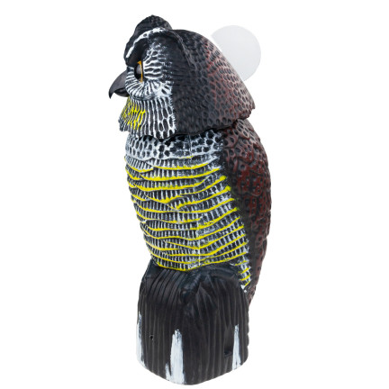 TG71078 ODSTRASZACZ PTAKÓW MYSZY SOWA Z RUCHOMĄ GŁOWĄ REALISTYCZNA SOWA