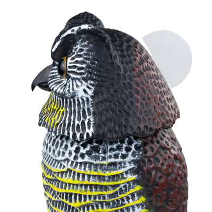 TG71078 ODSTRASZACZ PTAKÓW MYSZY SOWA Z RUCHOMĄ GŁOWĄ REALISTYCZNA SOWA