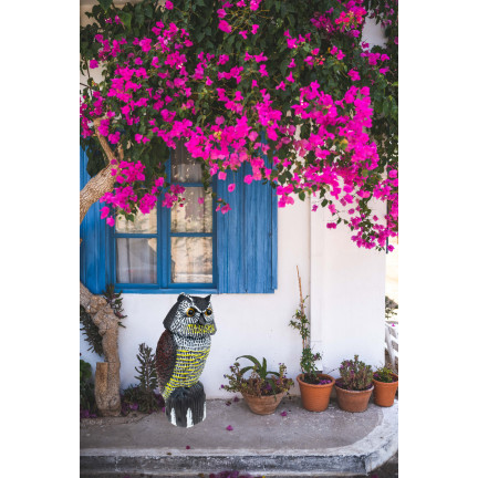 TG71078 ODSTRASZACZ PTAKÓW MYSZY SOWA Z RUCHOMĄ GŁOWĄ REALISTYCZNA SOWA