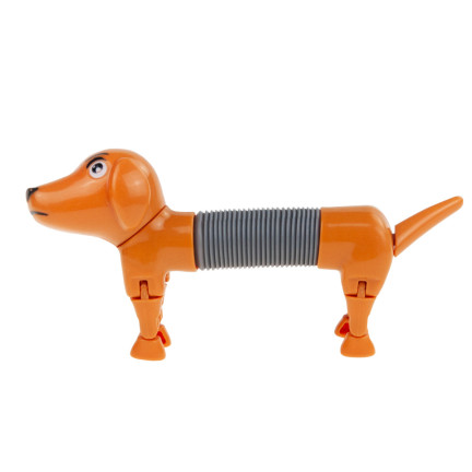 TG71095 PIES JAMNIK PIESEK DO ROZCIĄGANIA ANTYSTRESOWY UPOKAJAJĄCY POP TUBE ROZCIĄGLIWA ZABAWKA SPRĘŻYNA