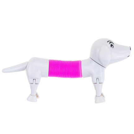 TG71095 PIES JAMNIK PIESEK DO ROZCIĄGANIA ANTYSTRESOWY UPOKAJAJĄCY POP TUBE ROZCIĄGLIWA ZABAWKA SPRĘŻYNA