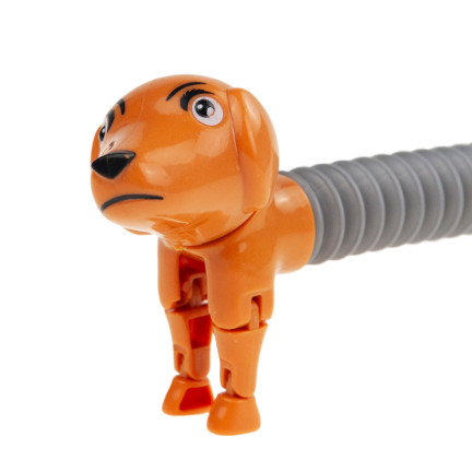 TG71095 PIES JAMNIK PIESEK DO ROZCIĄGANIA ANTYSTRESOWY UPOKAJAJĄCY POP TUBE ROZCIĄGLIWA ZABAWKA SPRĘŻYNA