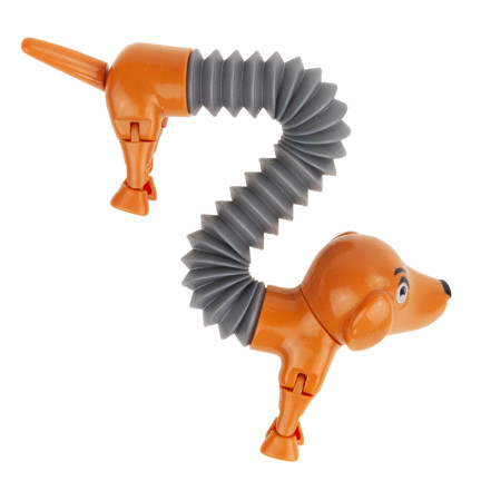 TG71095 PIES JAMNIK PIESEK DO ROZCIĄGANIA ANTYSTRESOWY UPOKAJAJĄCY POP TUBE ROZCIĄGLIWA ZABAWKA SPRĘŻYNA