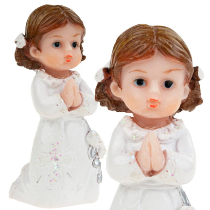 TG71104 FIGURKI KOMUNIJNE 2SZT CHŁOPIEC I DZIEWCZYNKA PARA KOMUNIA PREZENT UPOMINEK