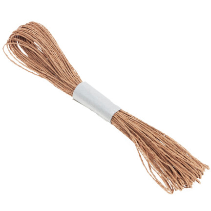 TG71120 SZNUREK JUTOWY JUTA DEKORACYJNY NATURALNY SZNUR BRĄZOWY EKOLOGICZNY 10M 2mm