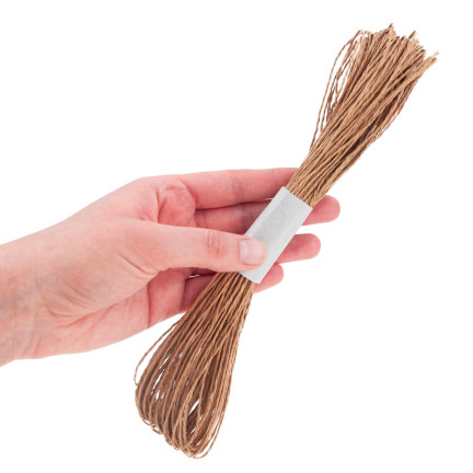 TG71120 SZNUREK JUTOWY JUTA DEKORACYJNY NATURALNY SZNUR BRĄZOWY EKOLOGICZNY 10M 2mm