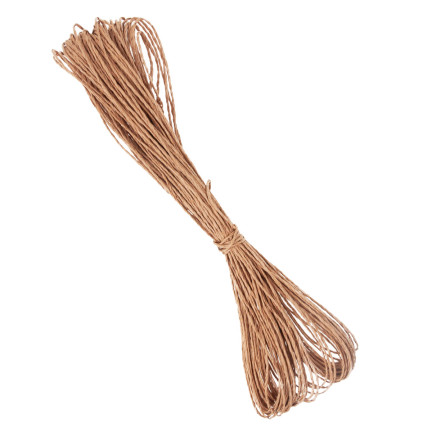 TG71120 SZNUREK JUTOWY JUTA DEKORACYJNY NATURALNY SZNUR BRĄZOWY EKOLOGICZNY 10M 2mm