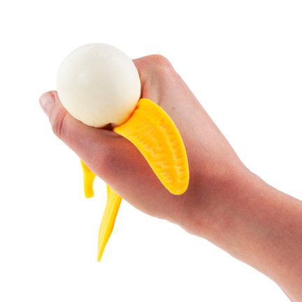 TG71151 GNIOTEK ANTYSTRESOWY BANAN JAK PRAWDZIWY ZABAWKA SENSORYCZNA SQUISHY