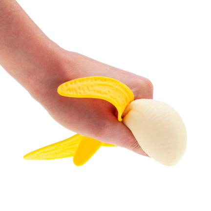 TG71151 GNIOTEK ANTYSTRESOWY BANAN JAK PRAWDZIWY ZABAWKA SENSORYCZNA SQUISHY