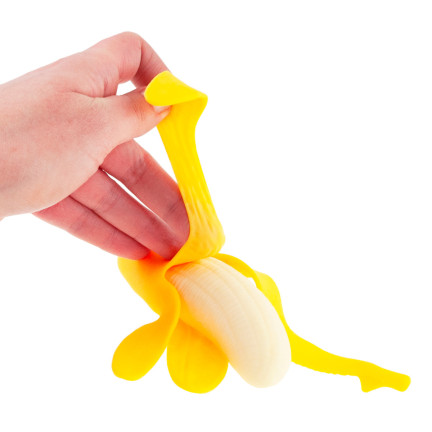 TG71151 GNIOTEK ANTYSTRESOWY BANAN JAK PRAWDZIWY ZABAWKA SENSORYCZNA SQUISHY