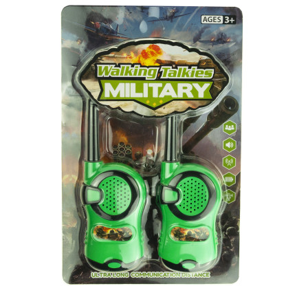 TG71168-NEW ZESTAW WALKIE TALKIE MILITARY KRÓTKOFALÓWKA DLA DZIECI WOJSKO