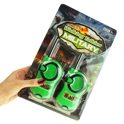 TG71168-NEW ZESTAW WALKIE TALKIE MILITARY KRÓTKOFALÓWKA DLA DZIECI WOJSKO