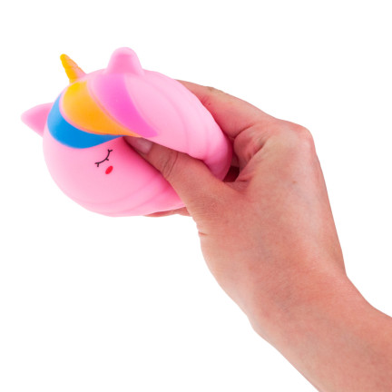 TG71174  GNIOTEK SQUEEZE ZABAWKA ANTYSTRESOWA JEDNOROŻEC TĘCZOWY SENSORYCZNY SQUISHY