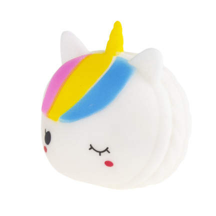 TG71174  GNIOTEK SQUEEZE ZABAWKA ANTYSTRESOWA JEDNOROŻEC TĘCZOWY SENSORYCZNY SQUISHY