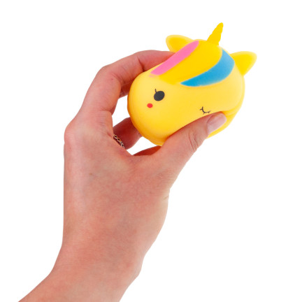 TG71174  GNIOTEK SQUEEZE ZABAWKA ANTYSTRESOWA JEDNOROŻEC TĘCZOWY SENSORYCZNY SQUISHY