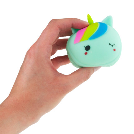 TG71174  GNIOTEK SQUEEZE ZABAWKA ANTYSTRESOWA JEDNOROŻEC TĘCZOWY SENSORYCZNY SQUISHY