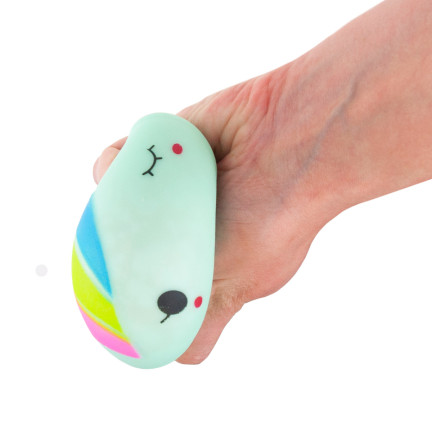 TG71174  GNIOTEK SQUEEZE ZABAWKA ANTYSTRESOWA JEDNOROŻEC TĘCZOWY SENSORYCZNY SQUISHY
