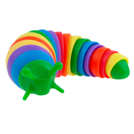 TG71182 GĄSIENICA ANTYSTRESOWA ROBAK ŚLIMAK SENSORYCZNY ANTYSTRESOWY FINGER SLUG