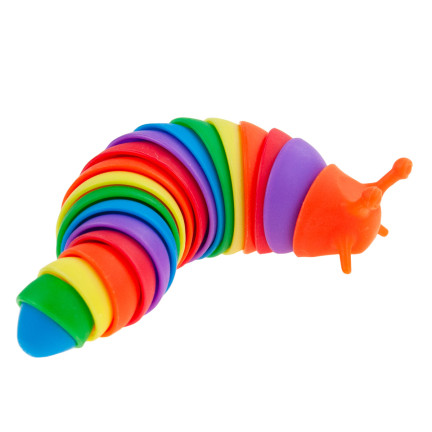 TG71182 GĄSIENICA ANTYSTRESOWA ROBAK ŚLIMAK SENSORYCZNY ANTYSTRESOWY FINGER SLUG