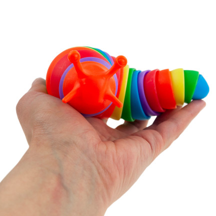 TG71182 GĄSIENICA ANTYSTRESOWA ROBAK ŚLIMAK SENSORYCZNY ANTYSTRESOWY FINGER SLUG