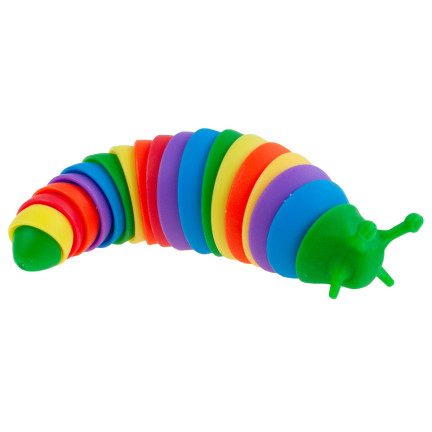 TG71182 GĄSIENICA ANTYSTRESOWA ROBAK ŚLIMAK SENSORYCZNY ANTYSTRESOWY FINGER SLUG