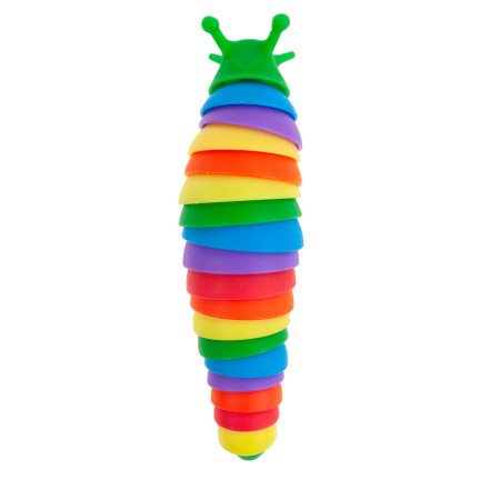 TG71182 GĄSIENICA ANTYSTRESOWA ROBAK ŚLIMAK SENSORYCZNY ANTYSTRESOWY FINGER SLUG