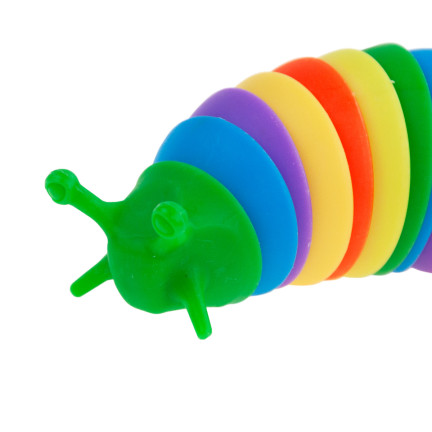 TG71182 GĄSIENICA ANTYSTRESOWA ROBAK ŚLIMAK SENSORYCZNY ANTYSTRESOWY FINGER SLUG