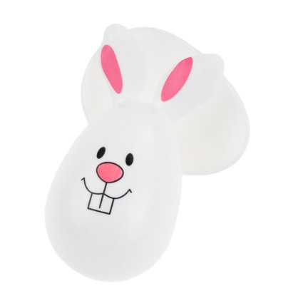 TG71183-1 JAJKA JAJA WIELKANOCNE ZAJĄCZKI Z USZAMI SKŁADANE PLASTIKOWE OZDOBNE 8SZT