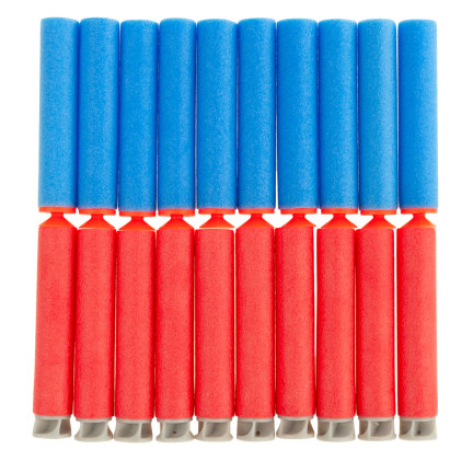 TG71192 20szt NABOJE NERF PRZYSSAWKA STRZAŁKI POCISKI DO WYRZUTNI PISTOLETU NERFA