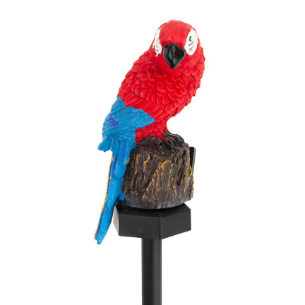 TG71280 LAMPA SOLARNA PAPUGA WBIJANA LAMPKA OGRODOWA LED CZUJNIK ZMIERZCHU SOLAR