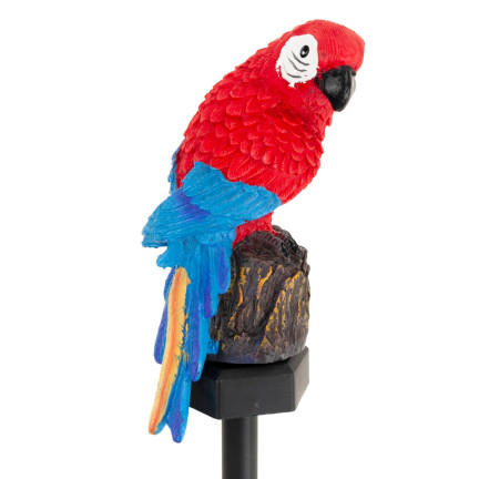 TG71280 LAMPA SOLARNA PAPUGA WBIJANA LAMPKA OGRODOWA LED CZUJNIK ZMIERZCHU SOLAR