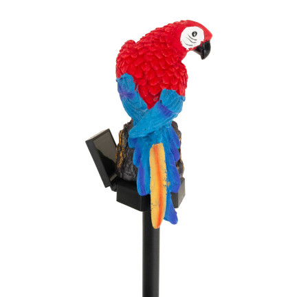 TG71280 LAMPA SOLARNA PAPUGA WBIJANA LAMPKA OGRODOWA LED CZUJNIK ZMIERZCHU SOLAR