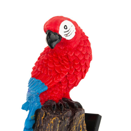 TG71280 LAMPA SOLARNA PAPUGA WBIJANA LAMPKA OGRODOWA LED CZUJNIK ZMIERZCHU SOLAR