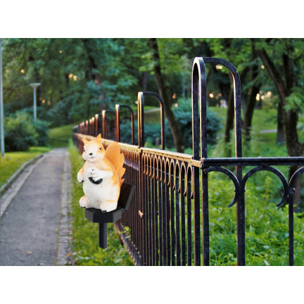 TG71282 LAMPA SOLARNA WIEWIÓRKA WBIJANA LAMPKA OGRODOWA LED CZUJNIK ZMIERZCHU SOLAR