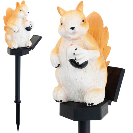 TG71282 LAMPA SOLARNA WIEWIÓRKA WBIJANA LAMPKA OGRODOWA LED CZUJNIK ZMIERZCHU SOLAR