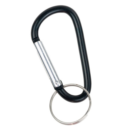 TG71292 BRELOK KARABIŃCZYK KARABINEK DO KLUCZY BRELOCZEK Z KÓŁECZKIEM METALOWE