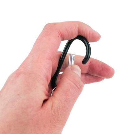 TG71292 BRELOK KARABIŃCZYK KARABINEK DO KLUCZY BRELOCZEK Z KÓŁECZKIEM METALOWE