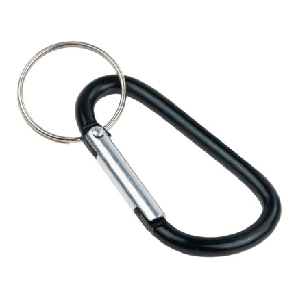 TG71292 BRELOK KARABIŃCZYK KARABINEK DO KLUCZY BRELOCZEK Z KÓŁECZKIEM METALOWE