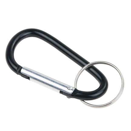 TG71292 BRELOK KARABIŃCZYK KARABINEK DO KLUCZY BRELOCZEK Z KÓŁECZKIEM METALOWE